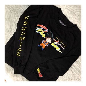 Dragonball Z Graphic Long Sleeve Shirt Size Large